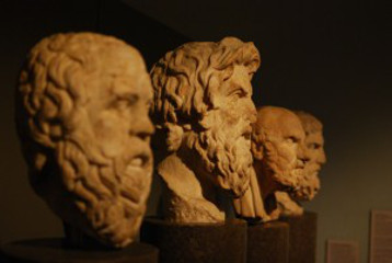 Greek philosophy busts