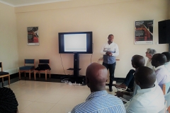 Darius Gishoma sharing examples of growth